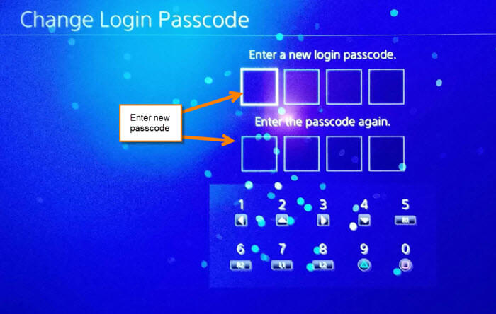 change psn password ps4